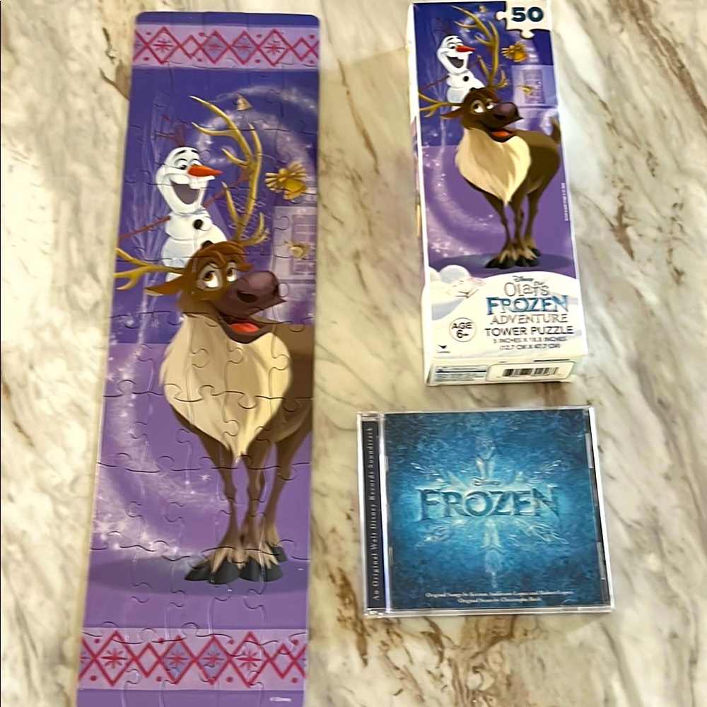 Frozen Tower Puzzle & CD Soundtrack